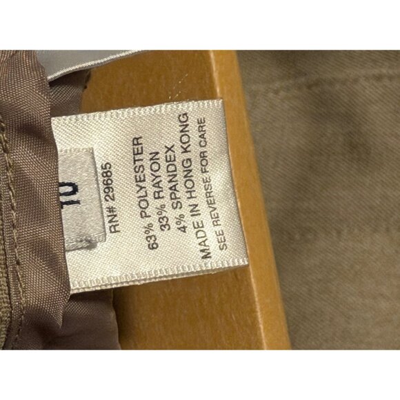 Pendleton Womens Beige Straight-Leg Trousers Size 10 Women Pants. NWT - Picture 7 of 12